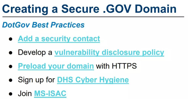 美国推出针对.gov域名的新DNS安全措施